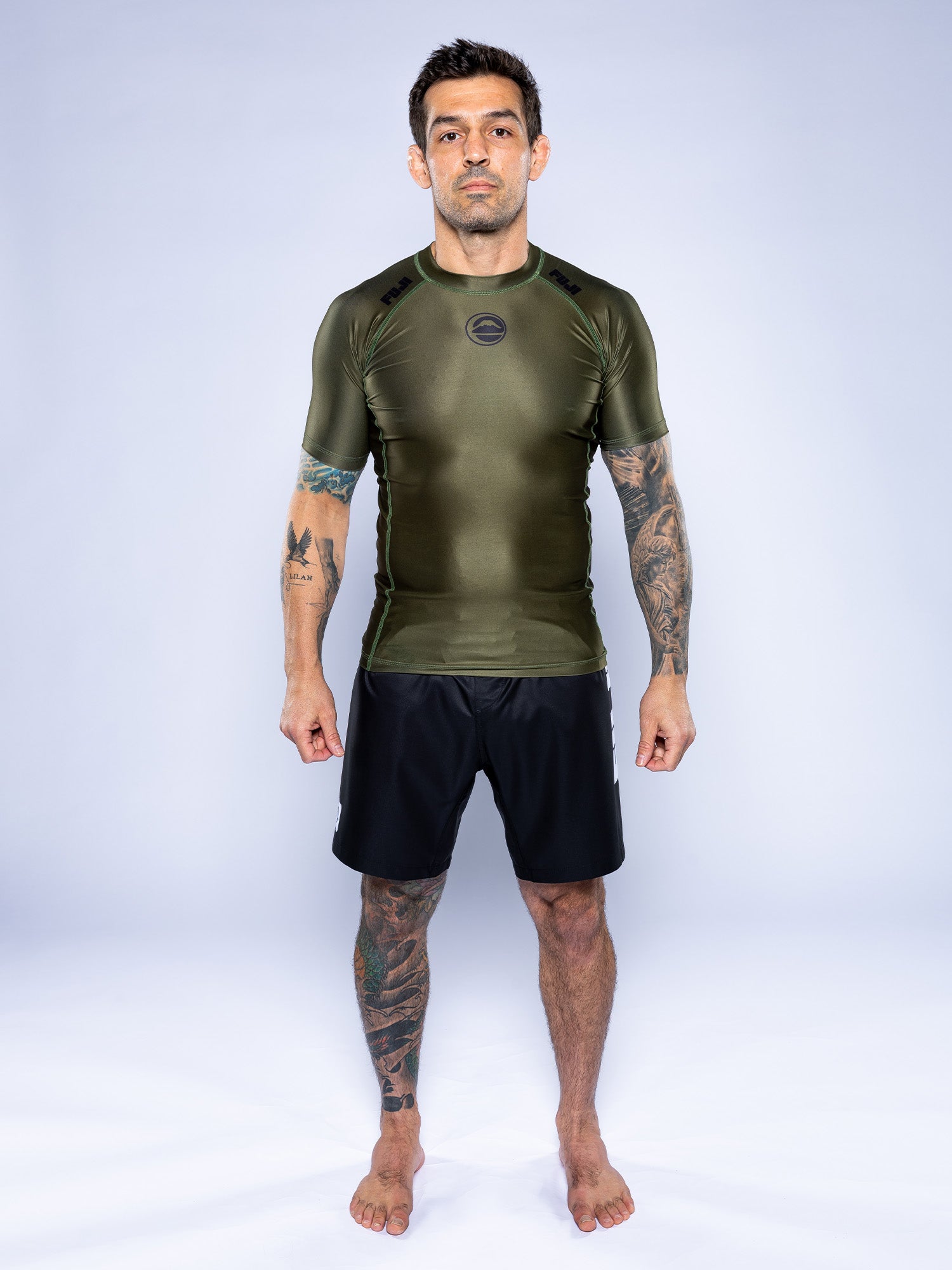 Baseline 2.0 Short Sleeve Rashguard Military Green