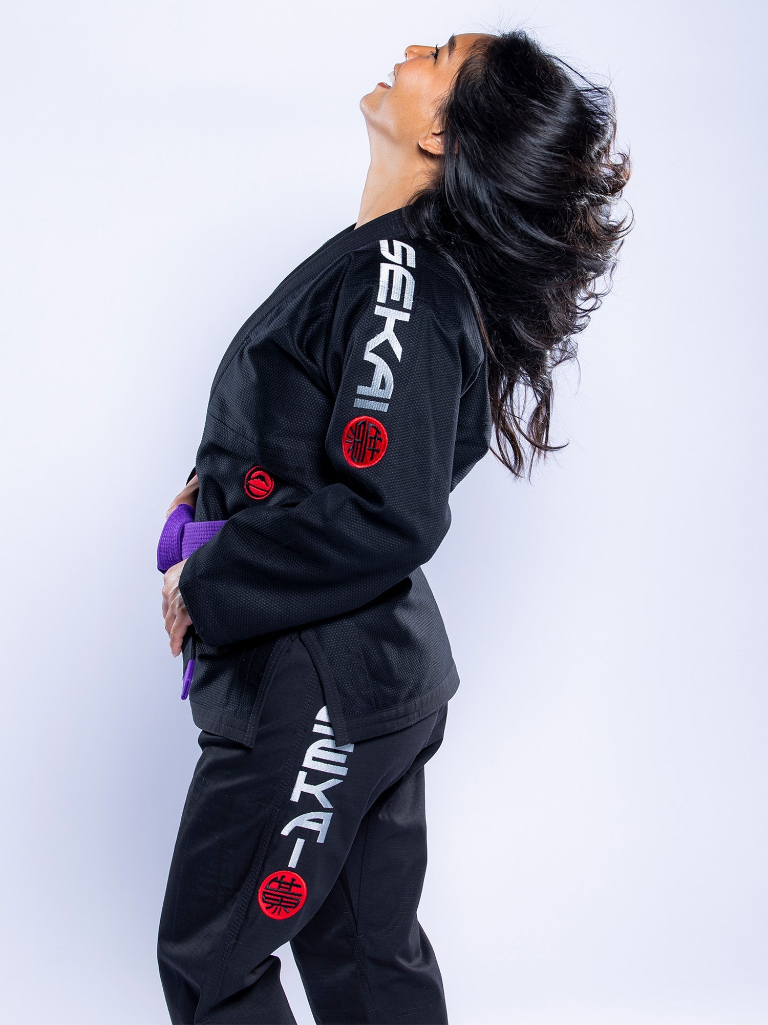 Womens SEKAI 3.0 BJJ Gi Black Grey