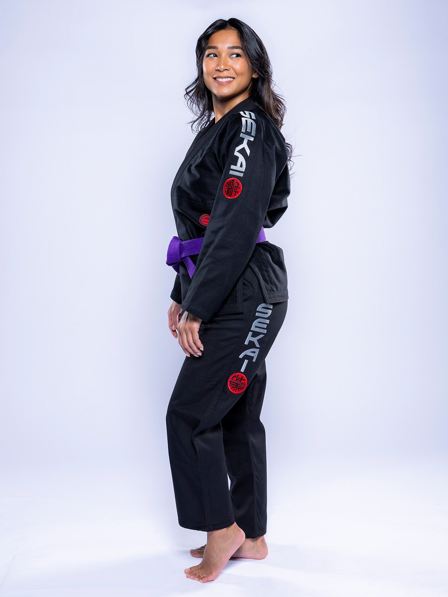 Womens SEKAI 3.0 BJJ Gi Black Grey