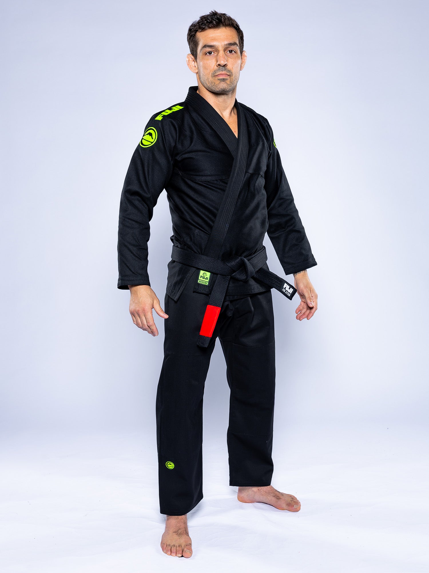 Baseline 2.0 Slim Fit BJJ Gi Black Green