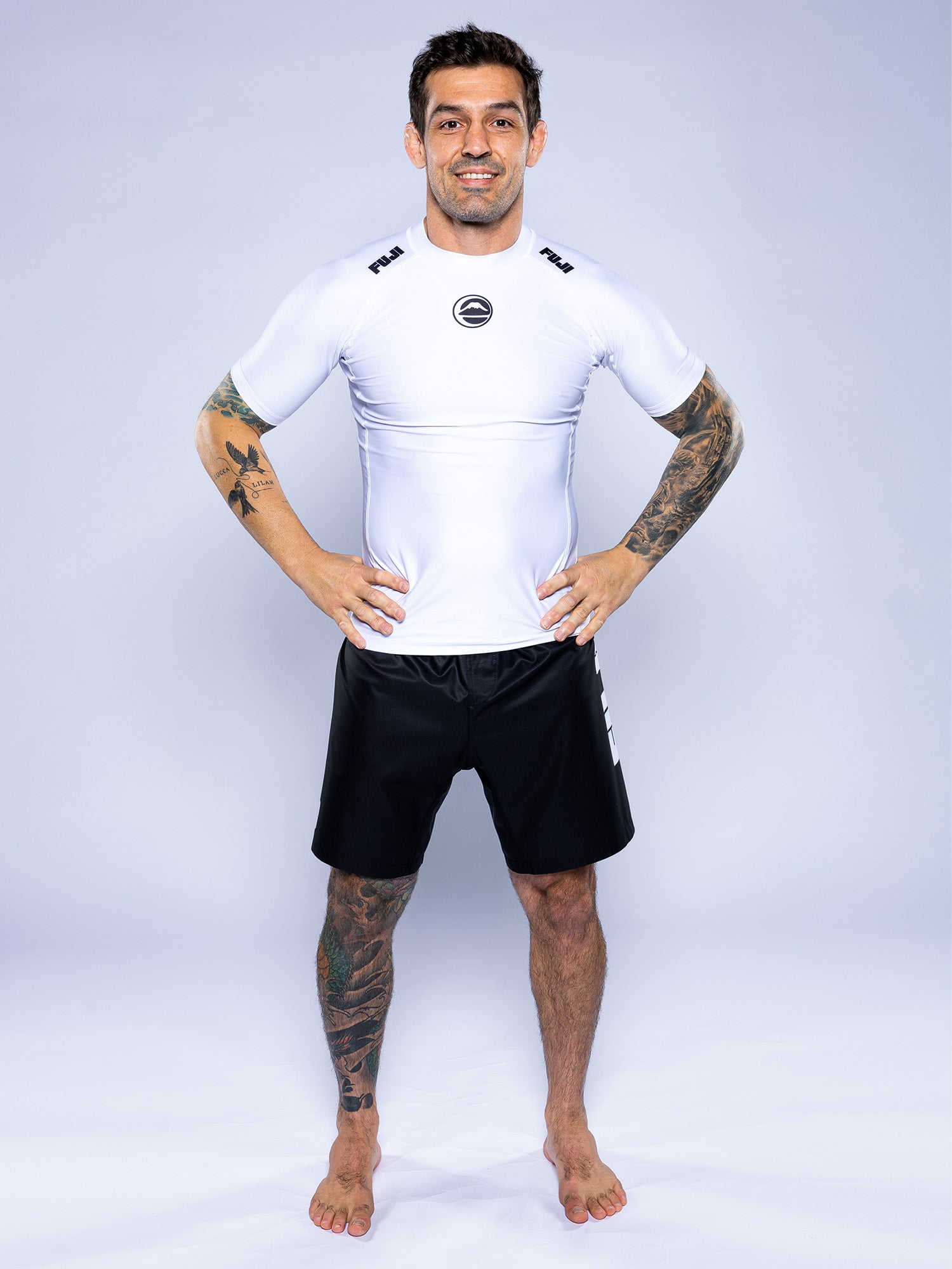 Baseline 2.0 Short Sleeve Rashguard White