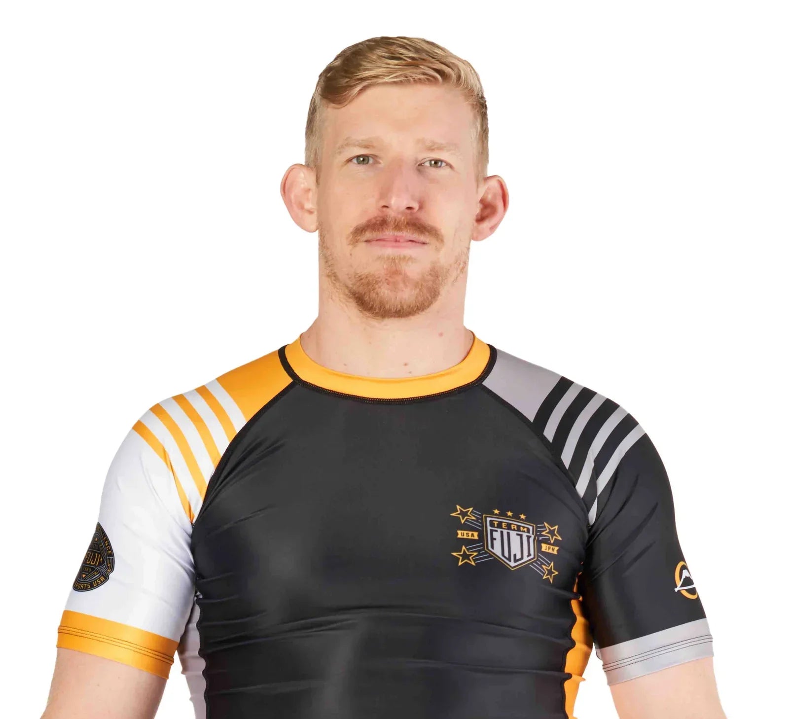 Linear Lockdown Rashguard Black/Orange