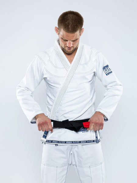 Suparaito BJJ Gi White