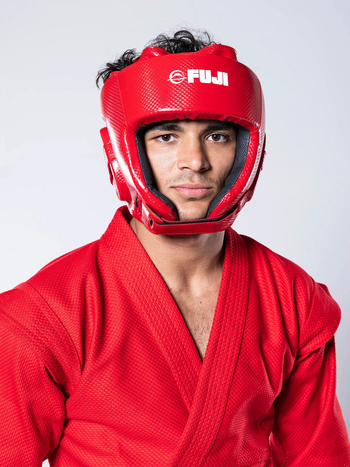 FIAS Sambo Combat Headgear Red