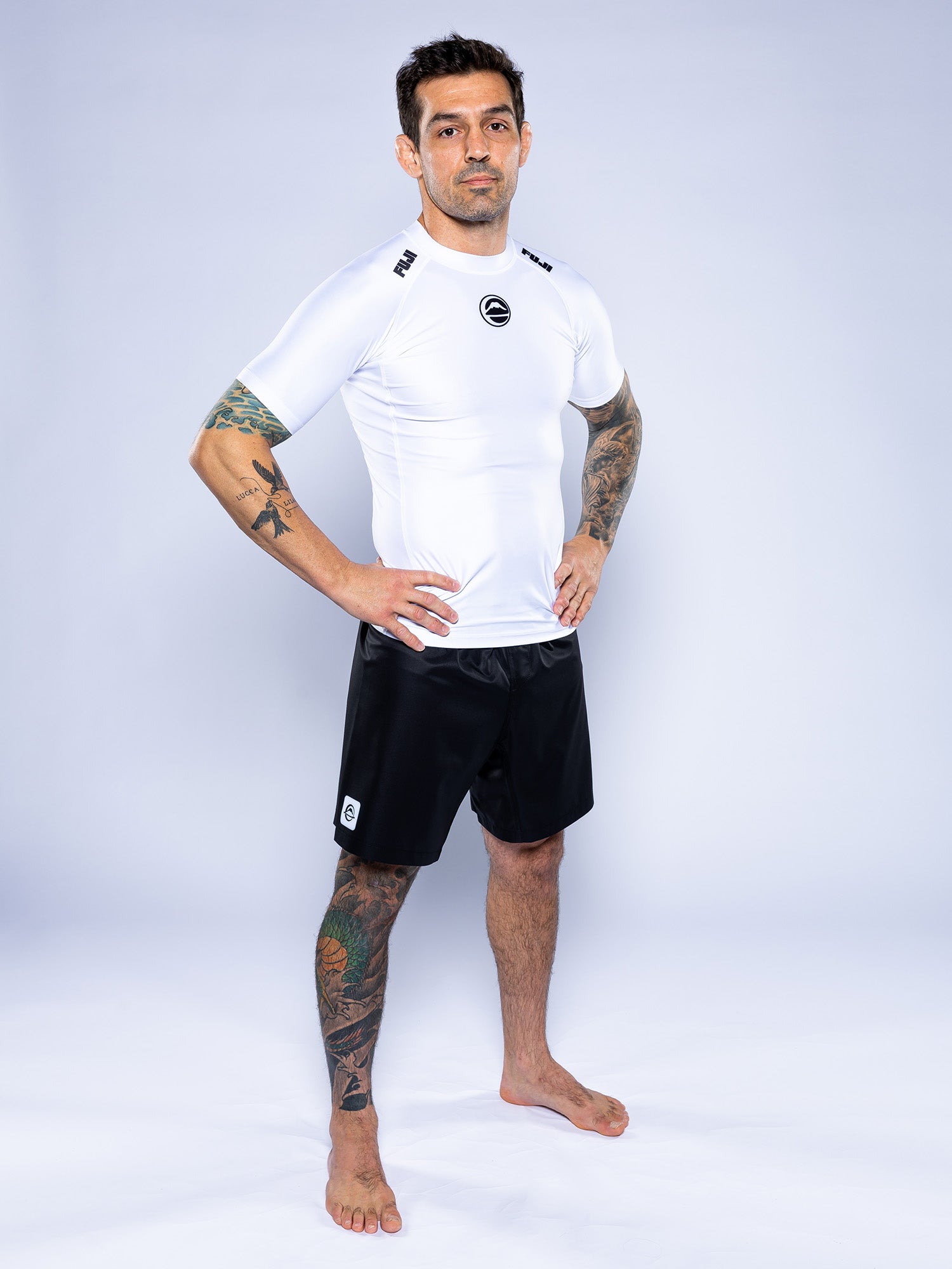 Baseline 2.0 Short Sleeve Rashguard White