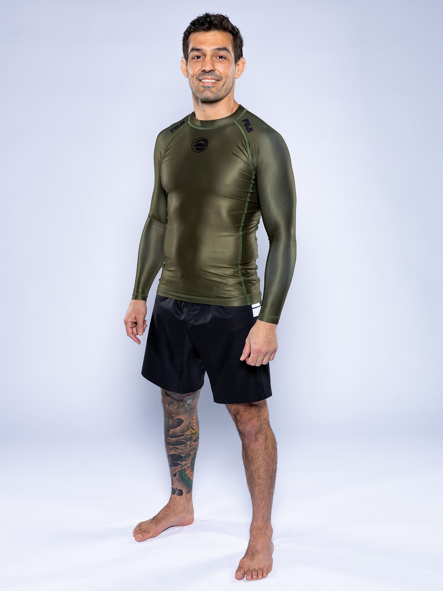 Baseline 2.0 Long Sleeve Rashguard Military Green