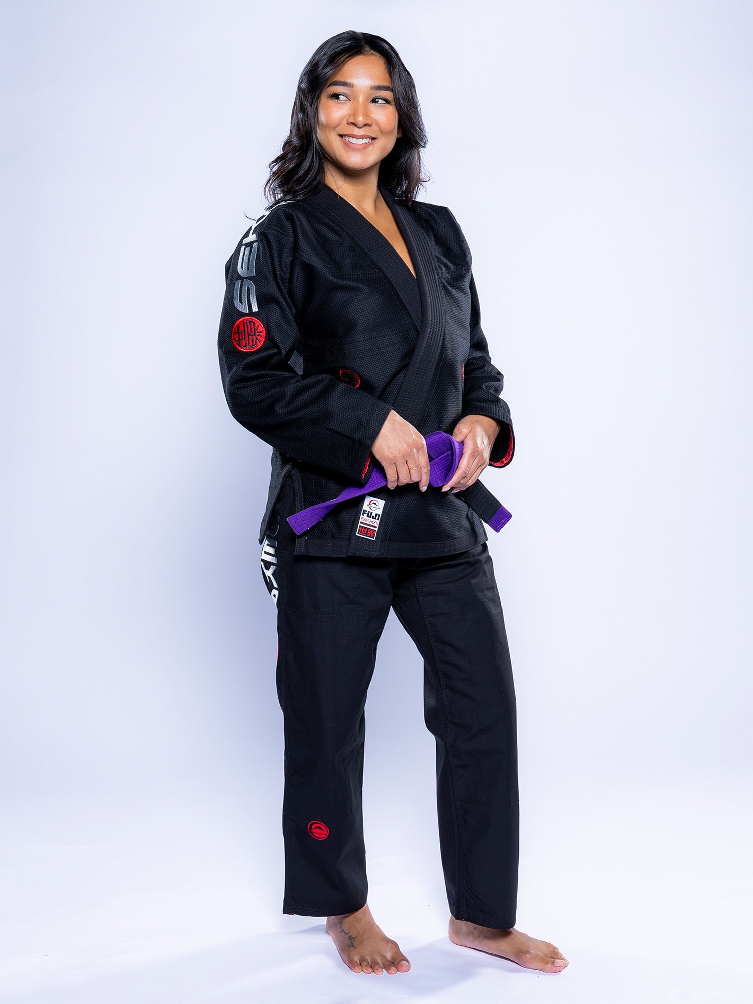 Womens SEKAI 3.0 BJJ Gi Black Grey