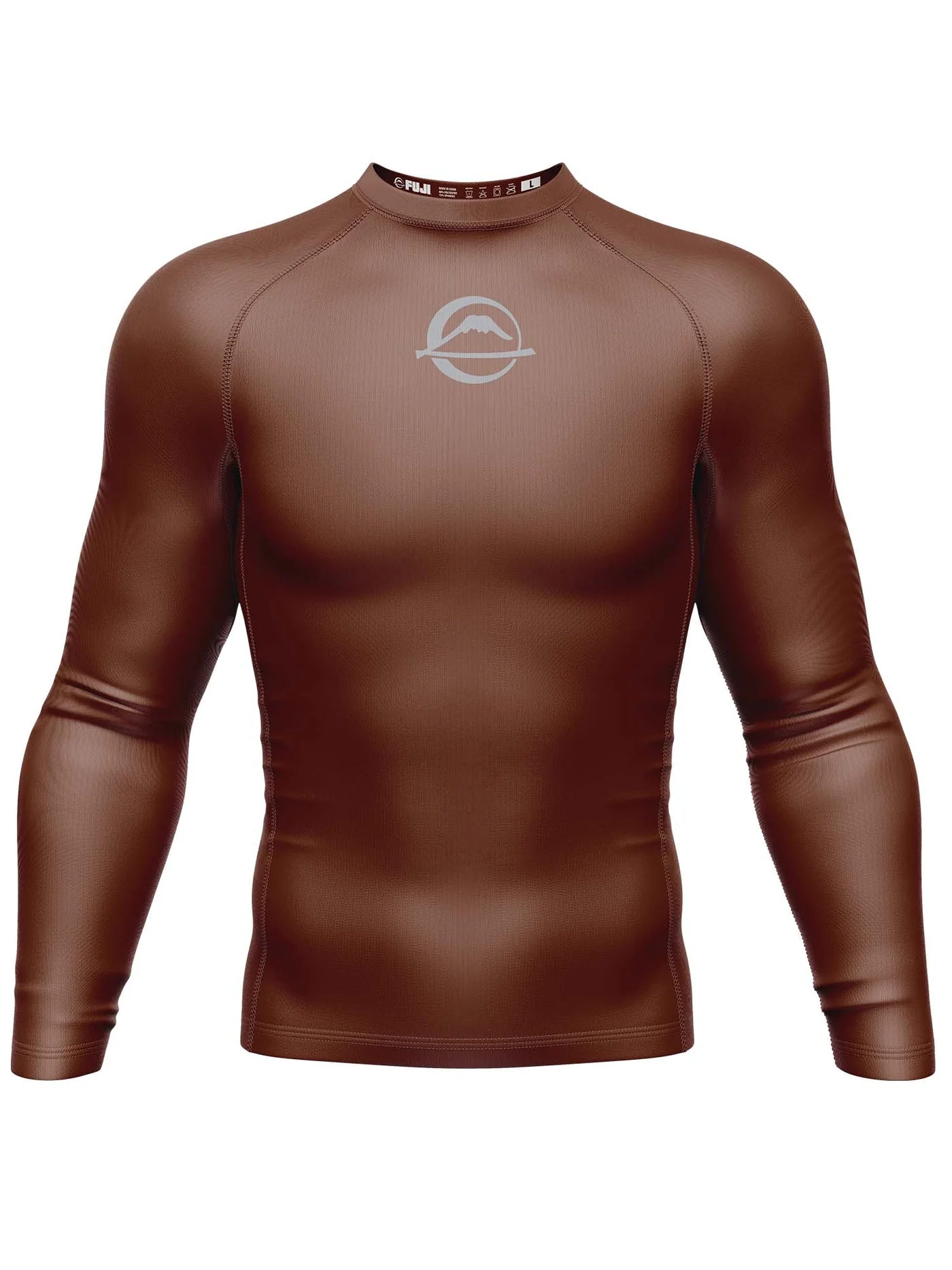 Baseline Ranked Long Sleeve Rashguard Brown