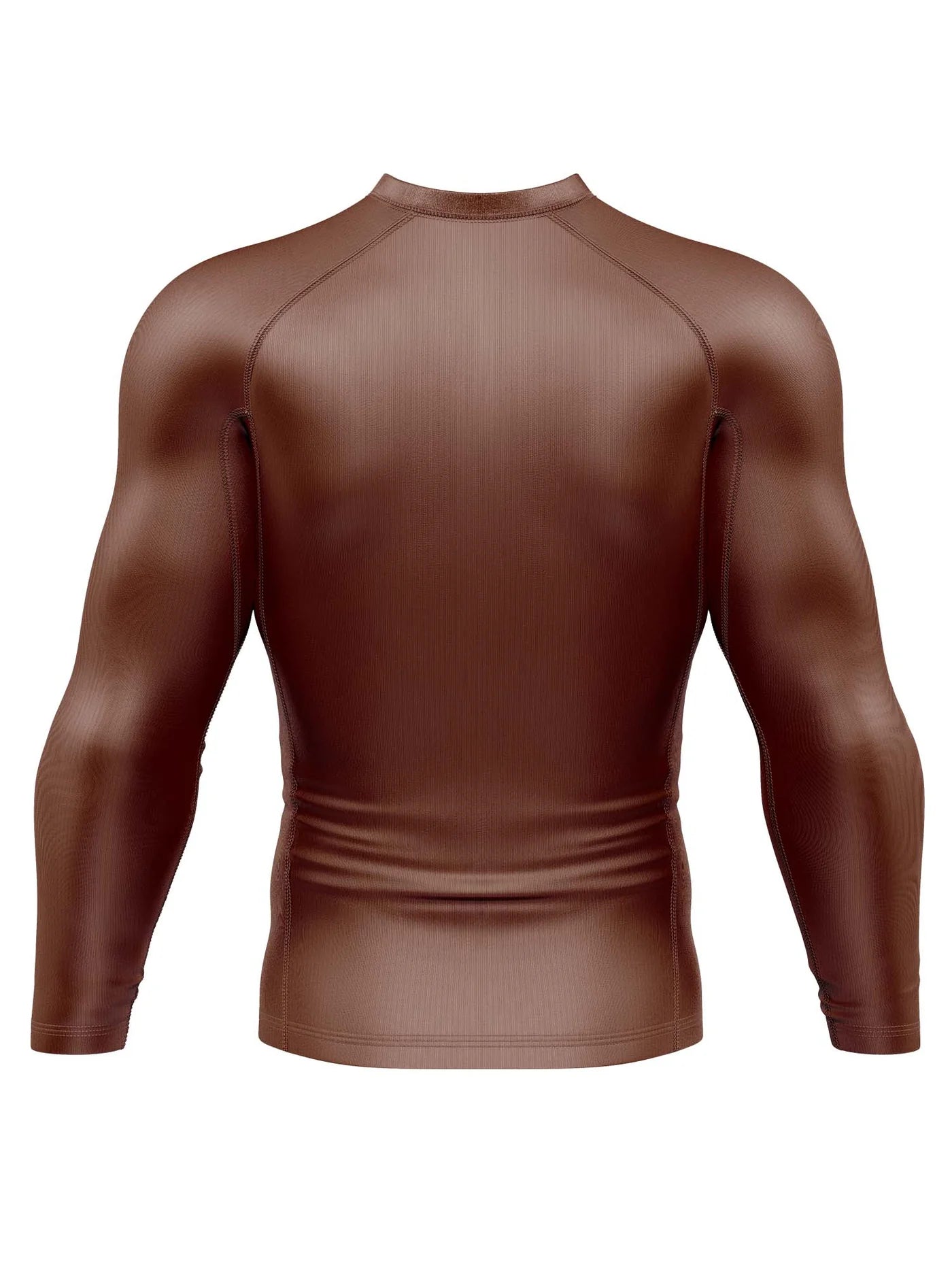 Baseline Ranked Long Sleeve Rashguard Brown