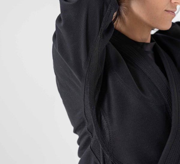 Womens Flow-Tech BJJ Gi Black/Gold