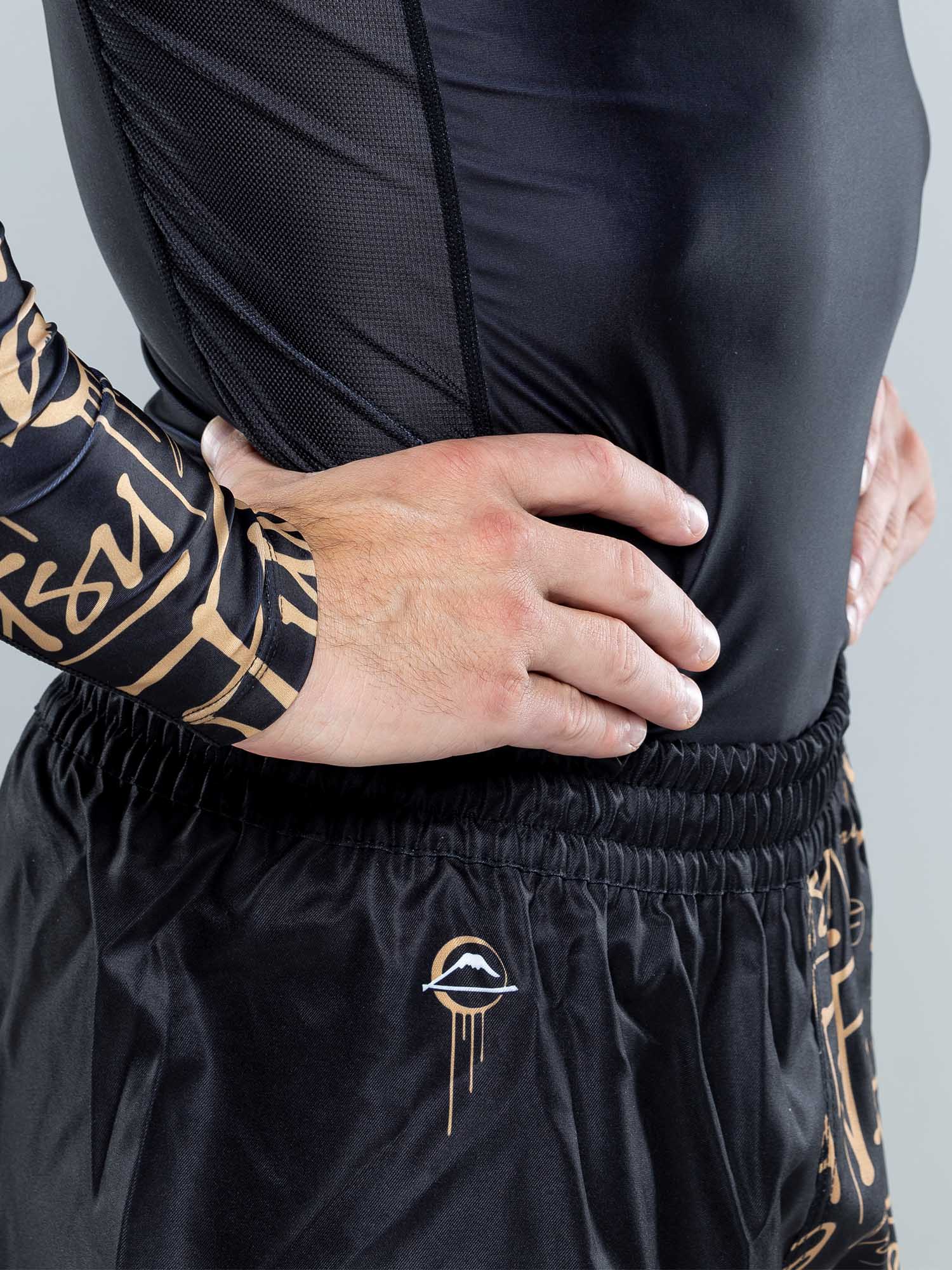 Shinobi Fight Shorts Black