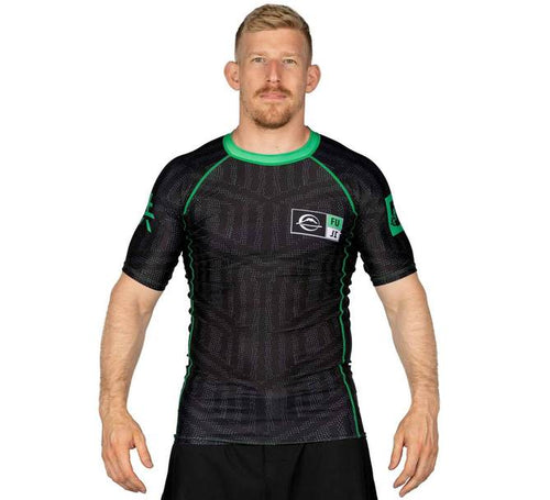 Team FUJI Short Sleeve Rashguard Red