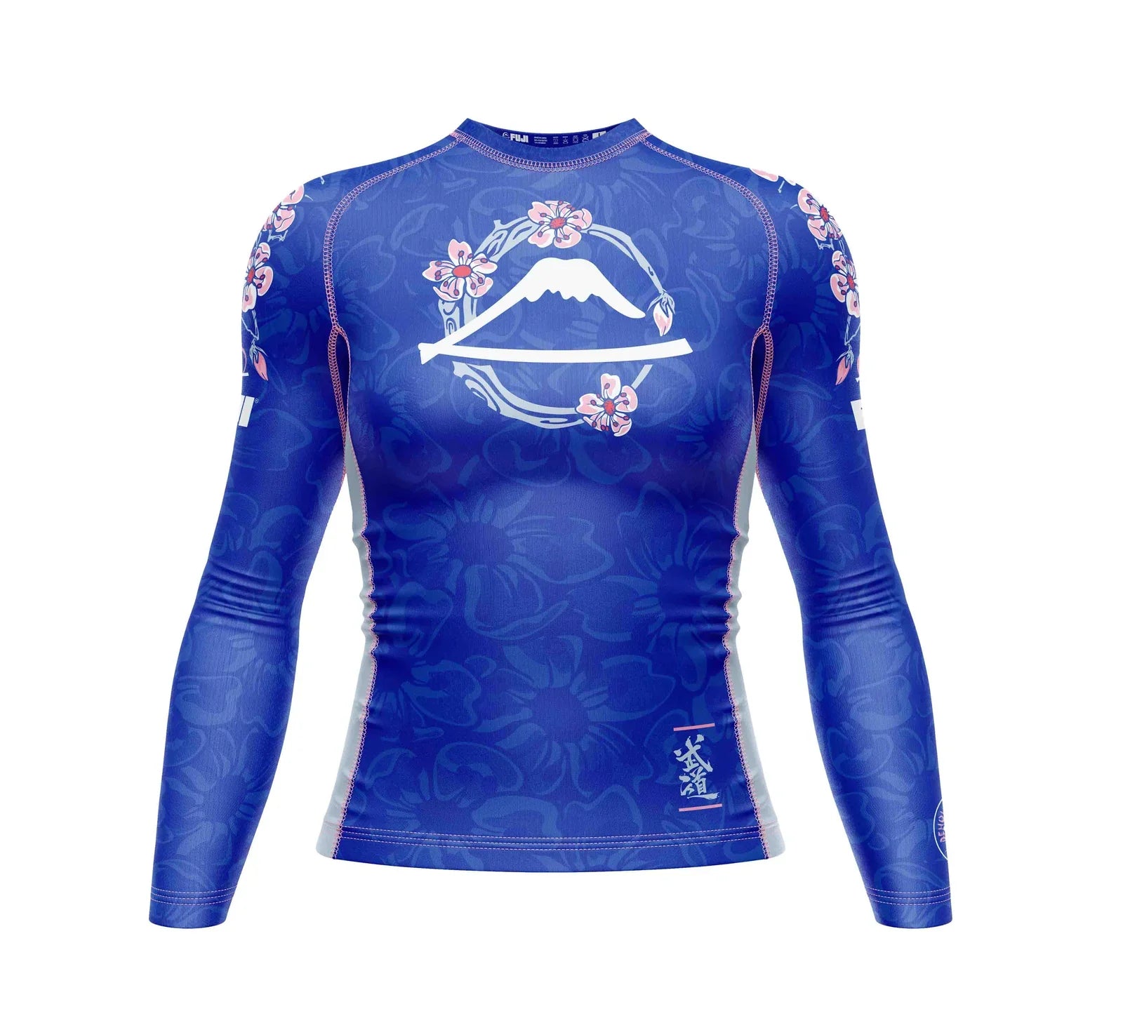Womens Blossom Rashguard Blue/Pink