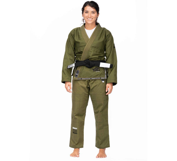 Womens Suparaito BJJ Gi Military Green