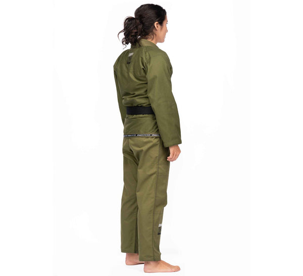 Womens Suparaito BJJ Gi Military Green