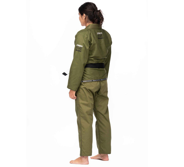 Womens Suparaito BJJ Gi Military Green