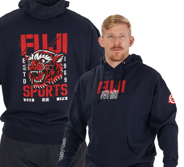 Tiger Jiu Jitsu Hoodie Midnight Navy