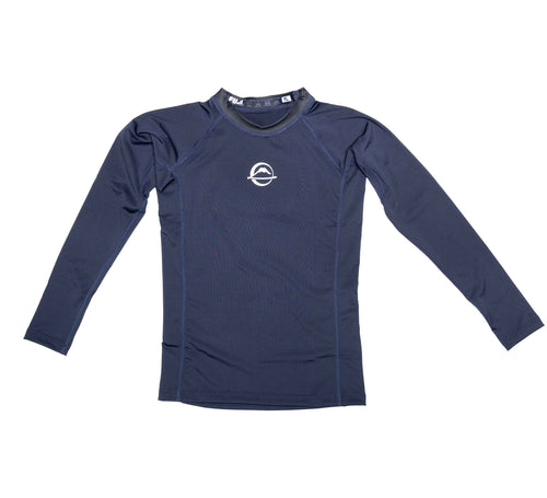 Kids Baseline Rashguard Navy