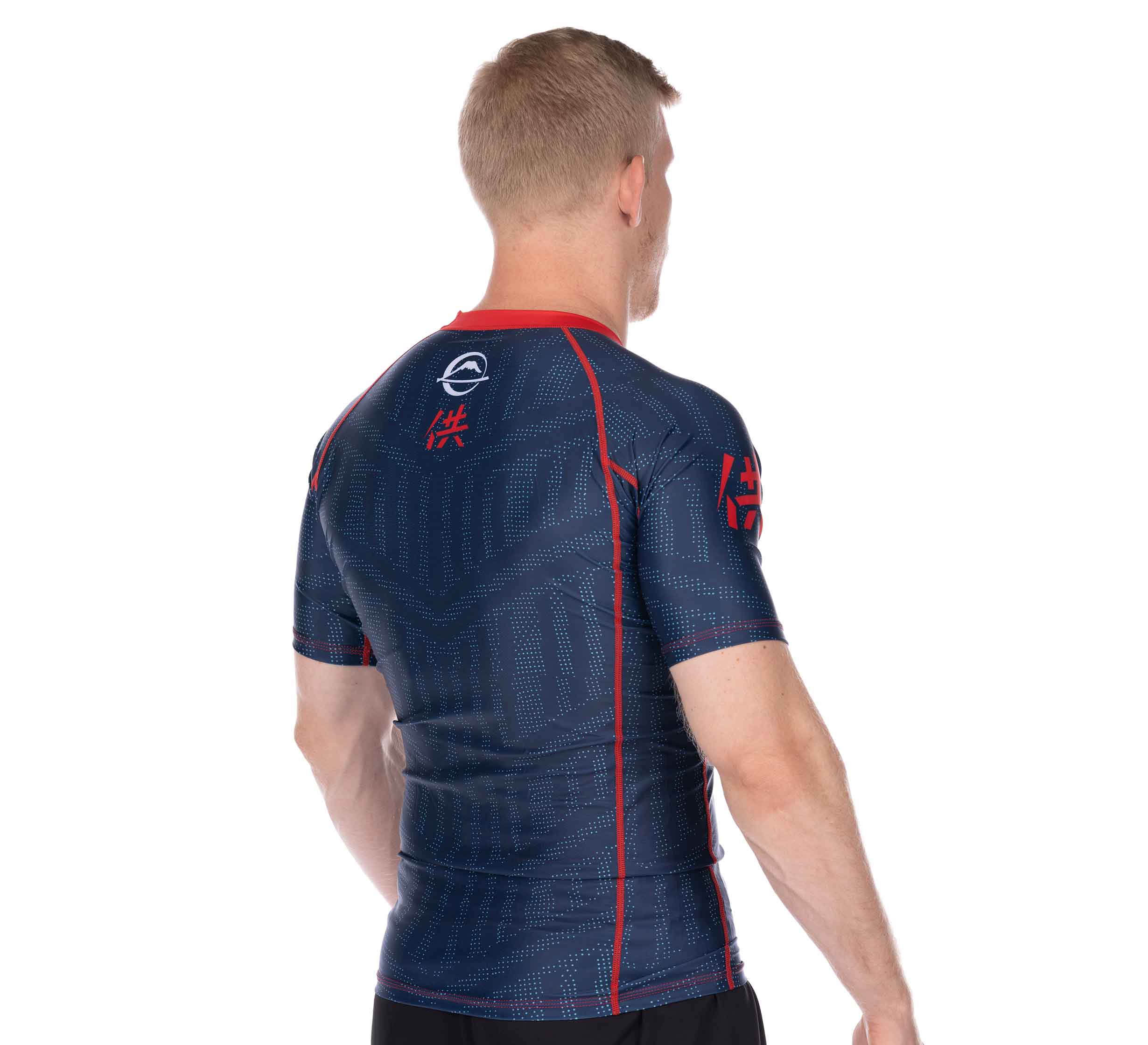 Team FUJI Short Sleeve Rashguard Red