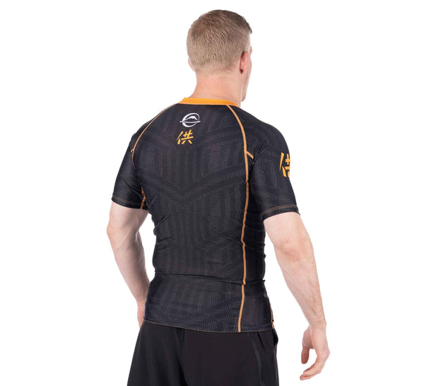 Team FUJI Short Sleeve Rashguard Red