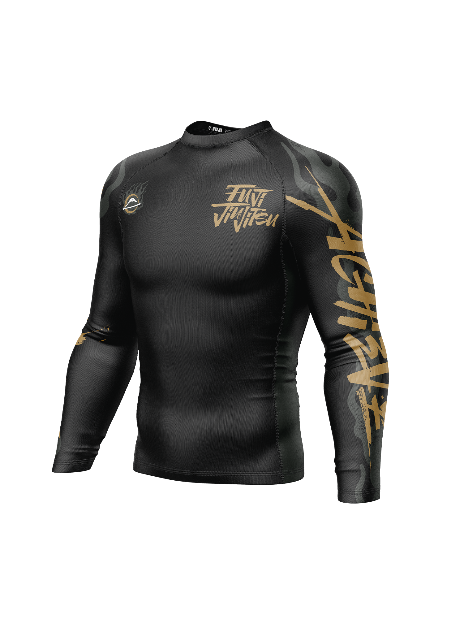 Yakedo Standard Long Sleeve Rashguard Black