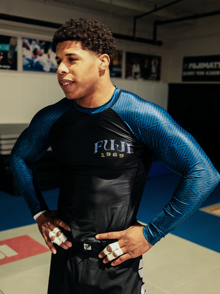 Oni Samurai Flex Lite Rashguard Blue