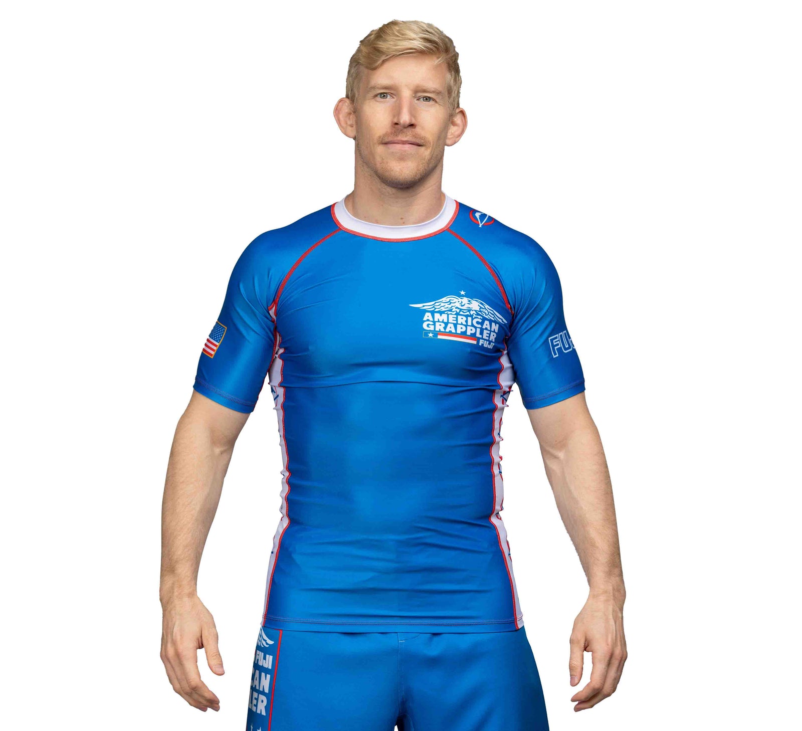 American Grappler Rashguard Blue