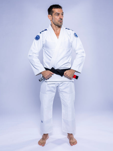 Baseline 2.0 Slim Fit BJJ Gi White Navy