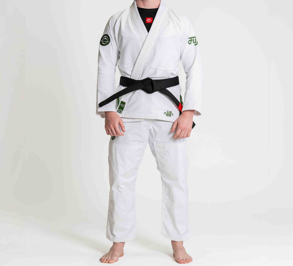 Flow-Tech BJJ Gi White/Green