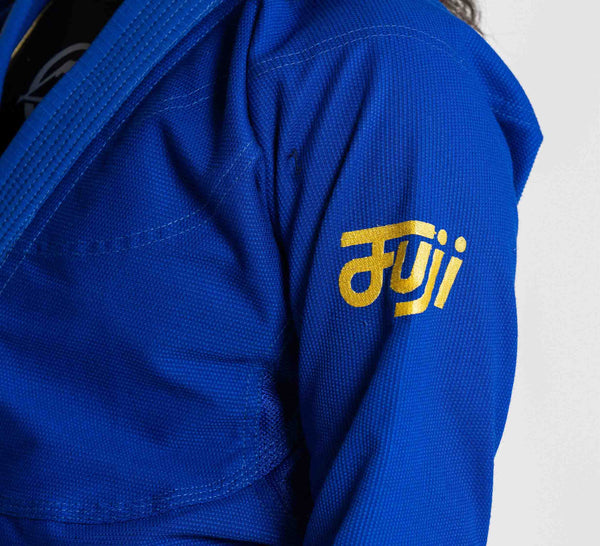 Womens Flow-Tech BJJ Gi Blue/Gold