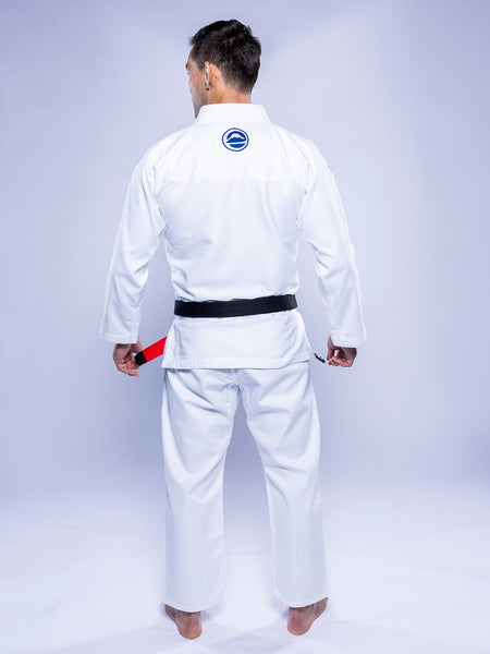 Baseline 2.0 Slim Fit BJJ Gi White Navy