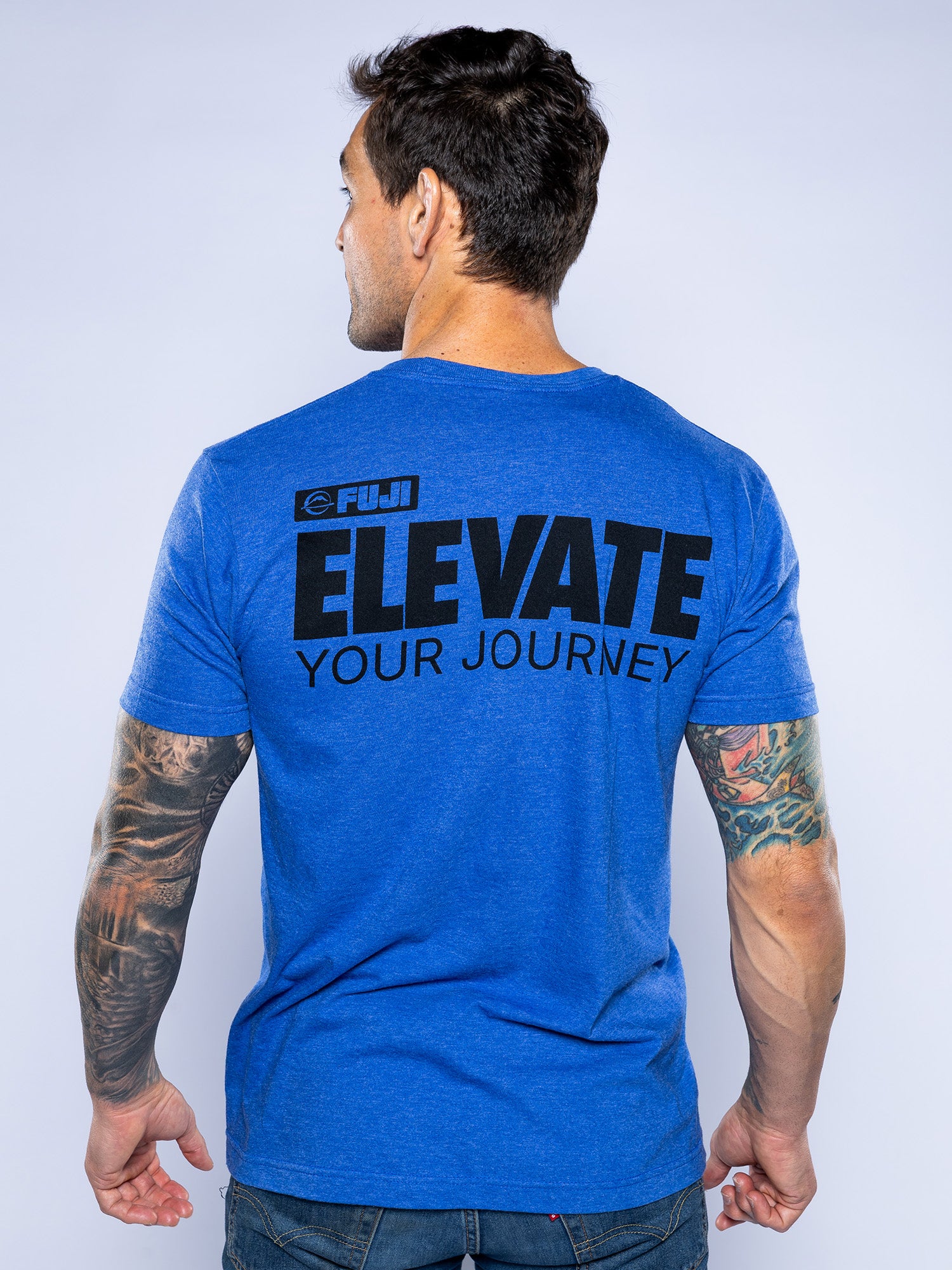 Elevate Your Journey Shirt Blue