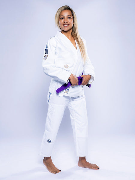 Womens SEKAI 3.0 BJJ Gi White Navy