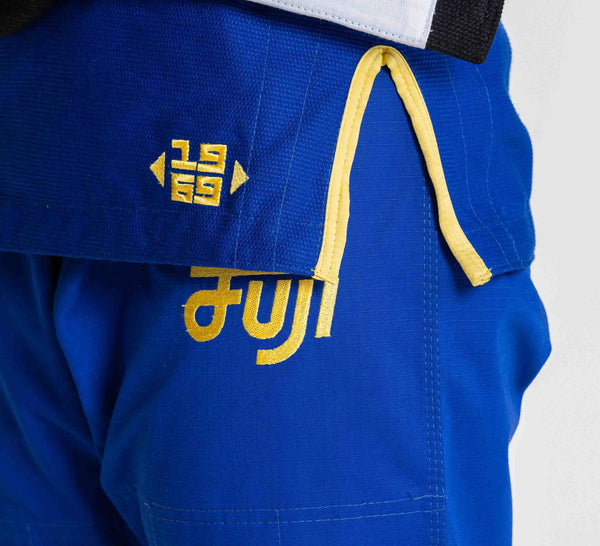 Womens Flow-Tech BJJ Gi Blue/Gold