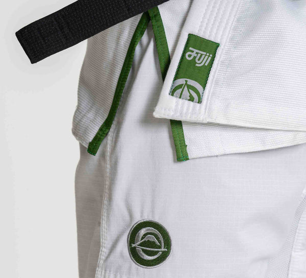 Flow-Tech BJJ Gi White/Green