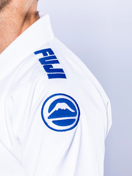 Baseline 2.0 Slim Fit BJJ Gi White Navy