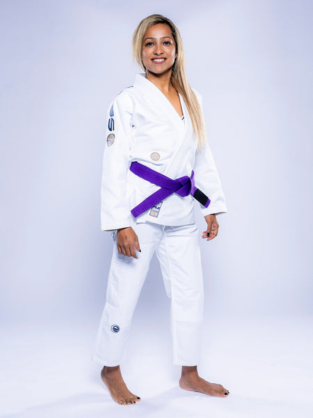 Womens SEKAI 3.0 BJJ Gi White Navy