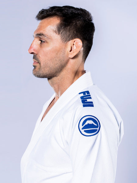 Baseline 2.0 Slim Fit BJJ Gi White Navy