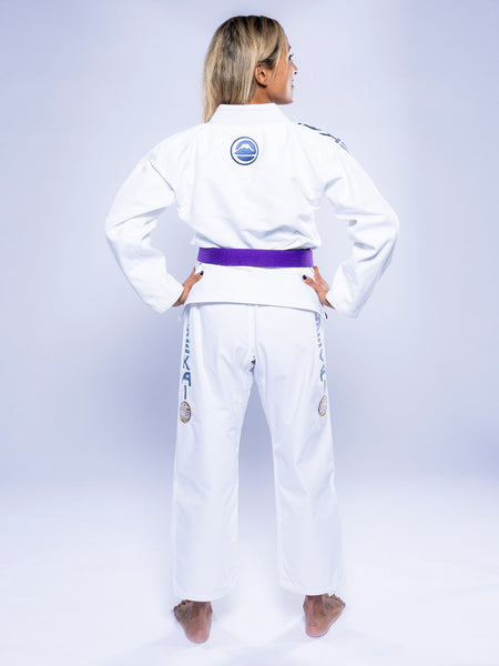 Womens SEKAI 3.0 BJJ Gi White Navy