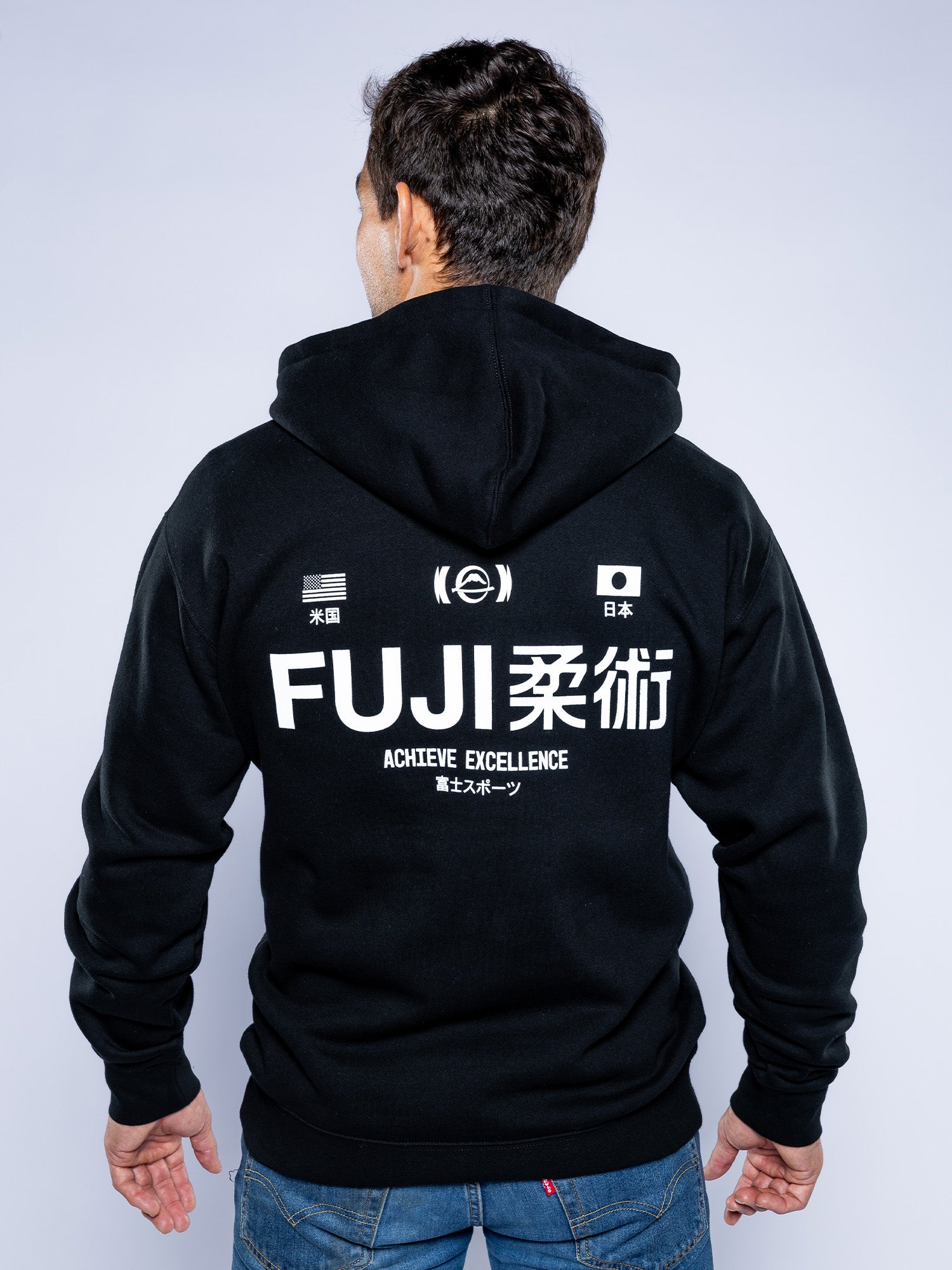Iconic Jiu Jitsu Hoodie Black