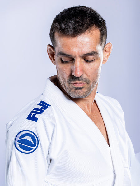 Baseline 2.0 Slim Fit BJJ Gi White Navy