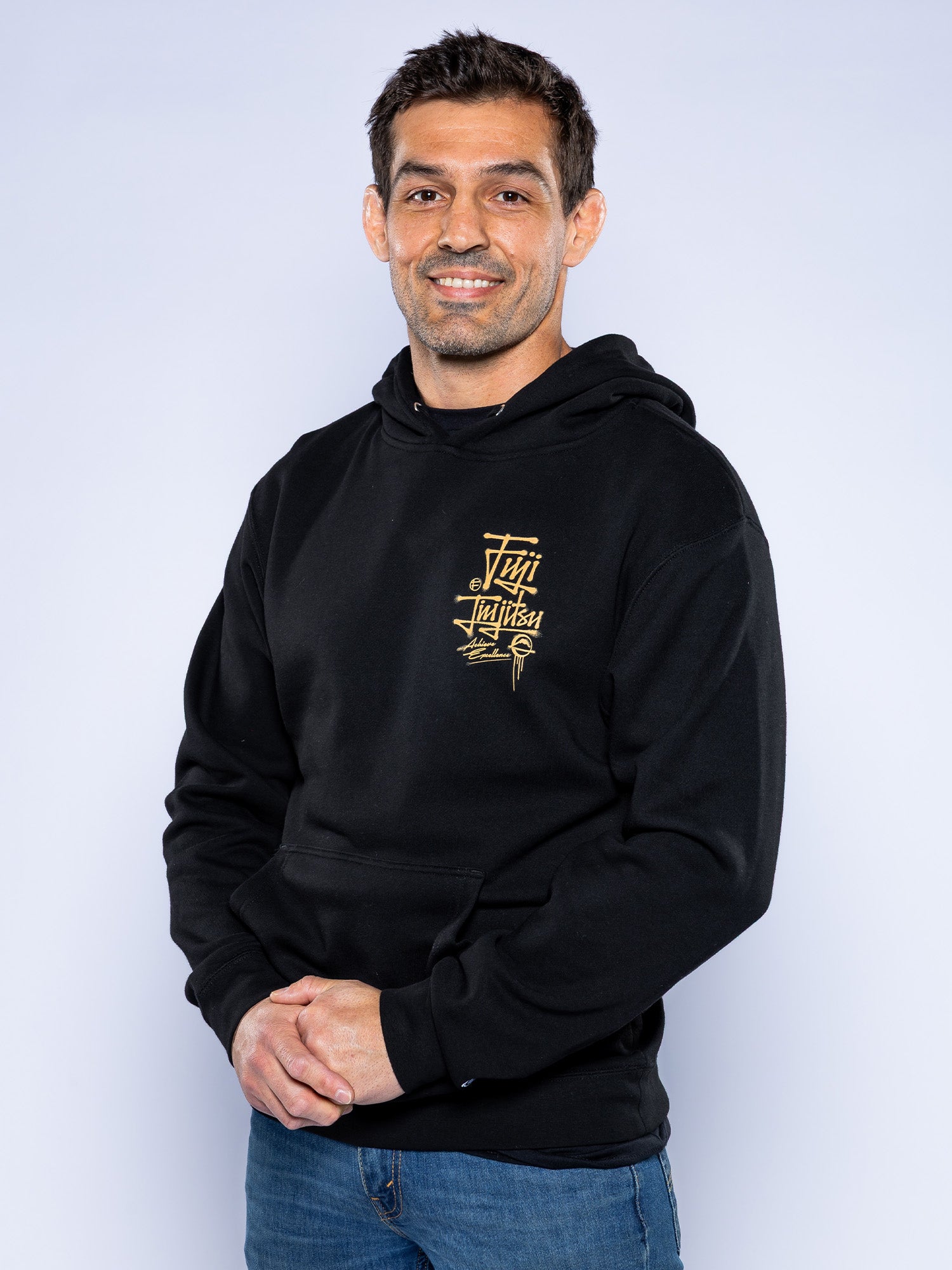 Japanese Street Art Hoodie Black