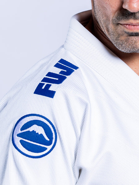 Baseline 2.0 Slim Fit BJJ Gi White Navy