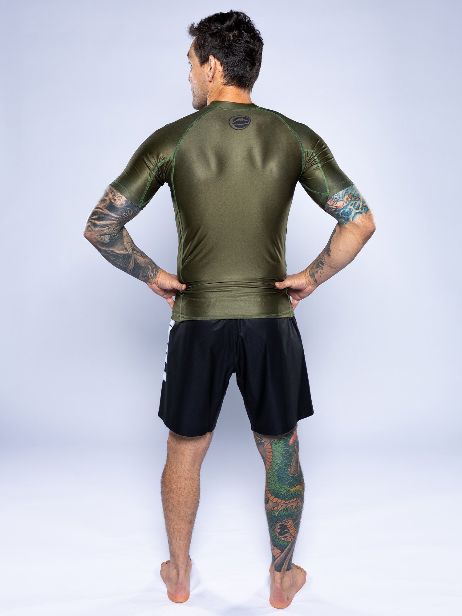 Baseline 2.0 Short Sleeve Rashguard Military Green