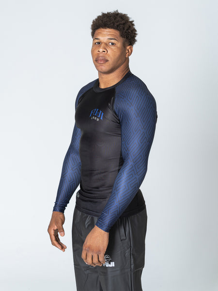 Oni Samurai Flex Lite Rashguard Blue