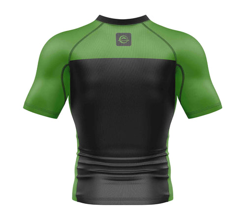 Kids Competition Ranked Rashguard Green