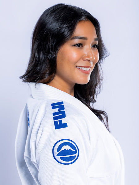 Womens Baseline 2.0 Slim Fit BJJ Gi White Navy