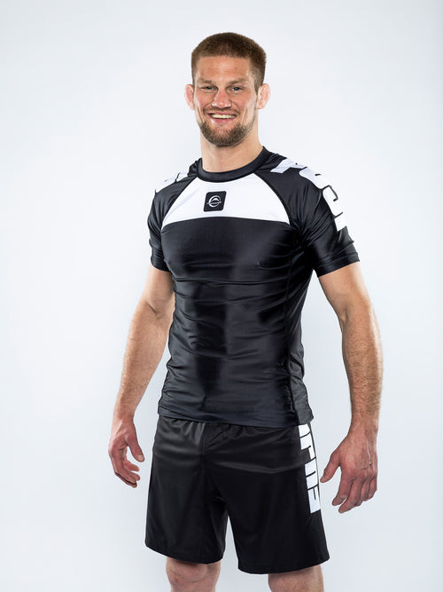 Competition Ranked Rashguard Black