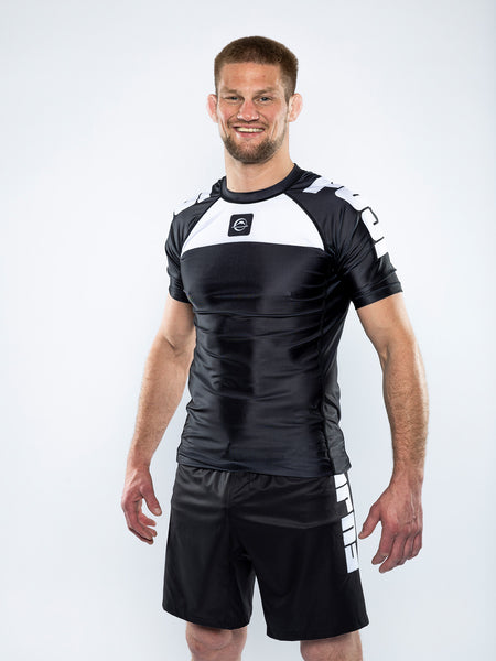 Competition Ranked Rashguard Black