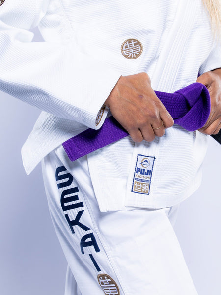 Womens SEKAI 3.0 BJJ Gi White Navy